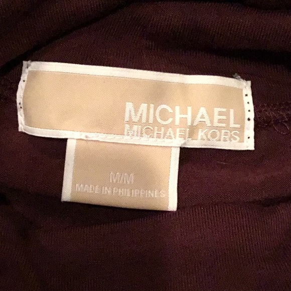 Michael Kors Merlot Turtleneck - Picture 4 of 5